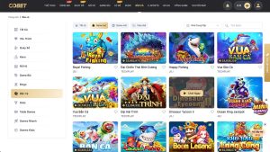 Bắn cá đổi thưởng trên COBET đa dạng các thể loại