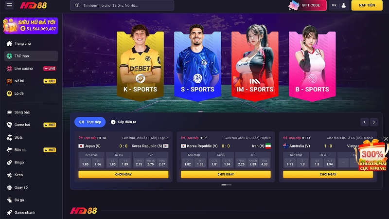 Người chơi theo dõi trận đấu và vào kèo trực tiếp trên HD88
